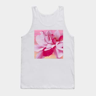 Fuchsia Petals Floral Tank Top